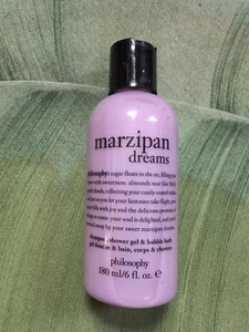 Philosophy Marzipan Dreams 3 in 1 Shampoo Shower Gel & Bubble Bath 6 oz Sealed - Picture 1 of 5