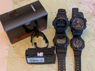 Casio G-Shock GW-6900 Solar Atomic, G-Shock GD-350, AQ-S800W, AQ-S810W Watch Lot - Image 1 of 4