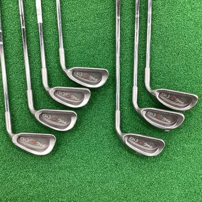 Ping EYE2 Stainless Iron Set 5-9,PW,SW RH ZZ Lite Steel UNI Flex 7pcs - Image 1 of 4