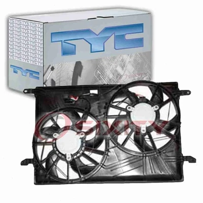 Conjunto de ventilador condensador y radiador doble TYC para Saturn Outlook 2007-2010 es Foto 1 de 4