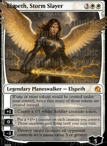 Elspeth, Storm Slayer High Quality Altered Art Custom Playtest Card - Picture 1 of 5