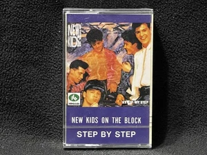 New Kids On The Block Step By Step Taiwan Ltd Cassette Sealed 1990 Promo Insert - Picture 1 of 7
