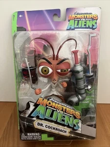 Monsters vs Alien Dr. COCKROACH Figur mit Plunger Launcher, 2009, Neu in OVP, Toy Quest - Bild 1 von 9