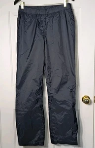 COLUMBIA Omni-Tech Snow Pants Mens Medium Black Nylon Adjustable Ski Snowboard - Picture 1 of 12