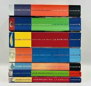 Harry Potter Bücher 1-7 komplettes Taschenbuchset JK Rowling Bloomsbury - Bild 1 von 9