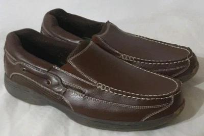 Dr Scholls 42J-D6 Men's Brown Comfort Leather Slip On Casual Loafer Size 11 D - Image 1 of 4