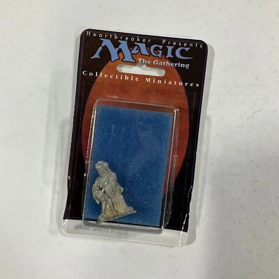 Magic The Gathering Pewter Miniatures Samite Healer 9108 Heartbreak 1993 Sealed - Image 1 of 2