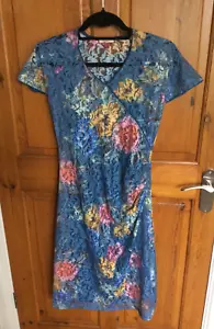 Lace Dress by Joe Browns Blue Floral Size 8 - Picture 1 of 6