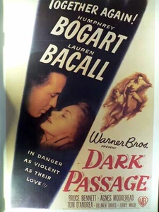 Dark Passage - Die schwarze Natter - Filmposter 96x66cm gerollt - Foto 1 di 1
