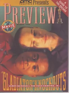 Preview Magazine - March 1992 - AMC Theaters - Cover: Gladiator' Knockouts - Foto 1 di 2