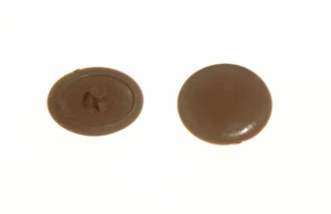 20 X Pozi Push On Screw Cap Covers Brown To Fit No. 6 &Amp; No. 8 Screws | Onest - Picture 1 of 1