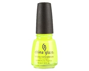 China Glaze Nail Lacquer Yellow Polka Dot Bikini 0.5 fl oz - Picture 1 of 1