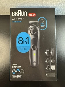 Braun Series 5 5470 All-In-One Style Kit 8-in-1 Grooming Kit w/ Beard Trimmer - Picture 1 of 8