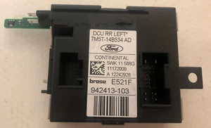 GENUINE FORD FOCUS MK2 KUGA MK1 VOLVO REAR LEFT DOOR MODULE P/N 7M5T-14B534 AD - Picture 1 of 4