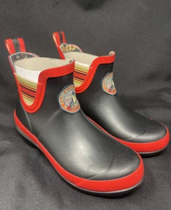 Pendleton Heritage National Parks Black Rain Boots Women Size 6 (Cc403) - Picture 1 of 6