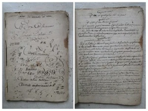 MS 1742 : CODEX CENSURARUM par DOLEAC abbé révolutionnaire de BIGORRE. - Picture 1 of 13