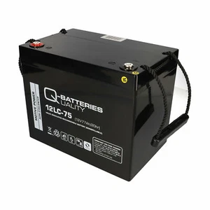 12v 75ah AGM Mobilität/Roller/Rollstuhl/Golf Akku - 12LC-75 REC80-12 LSLC85 - Bild 1 von 2