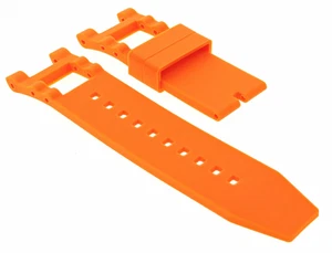 SILICONE RUBBER WATCH BAND STRAP FOR INVICTA SUBAQUA NOMA III 0738 ORANGE - Picture 1 of 5