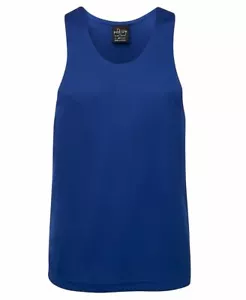 Podium Teamwear Plain Colour Slim Fit Adults Singlet Quick Dry Moisture Wicking - Picture 1 of 21