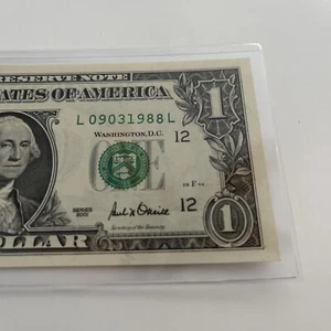 Billete de $1 aniversario cumpleaños 3 de septiembre de 1988 09031988 sin circular gran regalo - Imagen 1 de 3