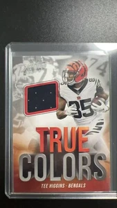 Tee Higgins 2021 Panini Prestige #TC-TH True Colors Xtra Points Red Jersey Patch - Picture 1 of 2