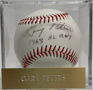 Gary Peters Pitcher Chicago White Sox Signed Baseball Official MLB - Picture 1 of 3