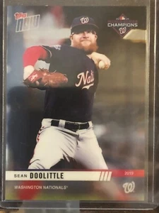 2019 Topps Now #WSC-16 Sean Doolittle Washington Nationals CHROME - Picture 1 of 2