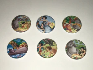 1" SET 6 DISNEY DAS DSCHUNGELBUCH ABZEICHEN BUTTONS PINS PINBACK [P6] - Bild 1 von 2