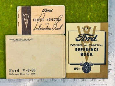 1938 Ford V8 Passenger Commercial Reference Book Flathead OEM + Bonus Vintage - Image 1 of 4