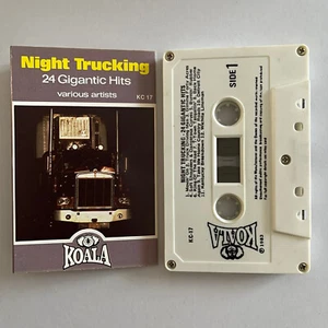 Night Trucking (24 Hit Tracks) ~ VARIOUS ARTISTS 1983 Cassette Tape - Picture 1 of 3