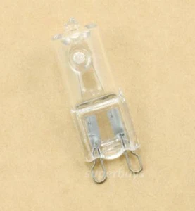 Clear 18W G9 Warm White Halogen Bi-Pin Light Globe Bulb 230-240V 2k hr Halopin - Picture 1 of 2