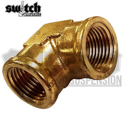 Brass Pipe Fitting 1/2 NPT Female Elbow Forged Connector Coupling - Image 1 of 4