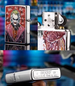 Original Zippo Feuerzeug Classic Joker Custom Design Winddicht Lighter Sammlerstücke - Bild 1 von 1