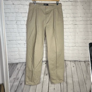 Vintage Polo Ralph Lauren Mens Khaki Polo Chino Pants size 34x34 - Picture 1 of 9