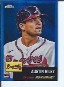 Austin Riley  2022 Topps Chrome Platinum   Blue Prism  Refractor - Picture 1 of 1