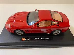 Ferrari 550 Maranello rot 1/24 1:24 Modell Modellauto Bburago - Bild 1 von 4