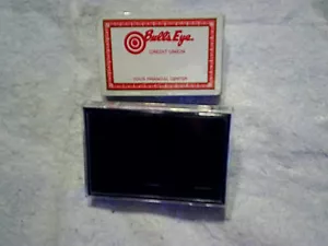 TARJETAS DE JUEGO DE COOPERATIVA DE CRÉDITO OJO DE TORO con estuche SELLADO, vintage, antiguas, diana de toro - Imagen 1 de 4