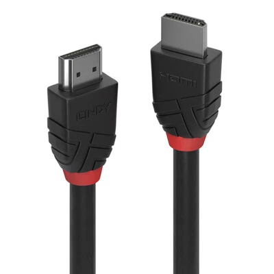 Lindy 5m High Speed HDMI Cable, Black Line - Image 1 of 2