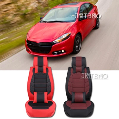 2/5-Seat Car Seat Covers Front Rear Luxury Leather For Dodge Dart Avenger SXT US - Image 1 of 4