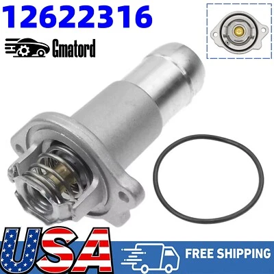 Carcasa termostato refrigerante motor 12622316 para Hummer H3 06-10 GMC Canyon 04-12 Foto 1 de 4