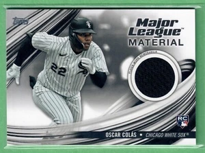 Mise à jour Topps 2023 Oscar Colas Rookie Major League matériel White Sox RC SP - Photo 1/2