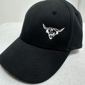 Sombrero de Vaca Highland Bordado Fuera del Centro Estructurado Chino Sarga Esponjoso Coo Granja - Imagen 1 de 11