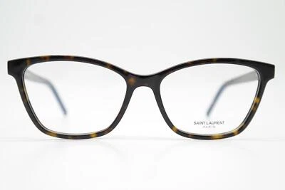 Lunettes Saint Laurent SL M128 Marron Argent Oval Cadre De Lunettes Neuf - Photo 1/4