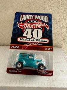 Hot Wheels Larry Wood 40 Years of Design Early Times A-OK Real Rider Tires C9 - Picture 1 of 1