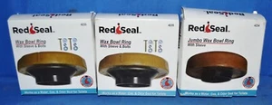 3 Pack RED SEAL Wax Ring Gasket Toilet Bowl Toilet Wax Ring - Picture 1 of 2