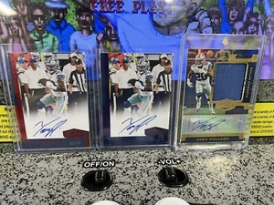 Lot of 3: 2019 Panini Tony Pollard Plates & Patches Rookie Auto /10 + /30 + /99 - Picture 1 of 10
