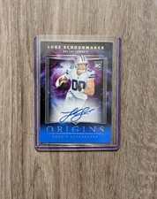 Luke Schoonmaker 2023 Panini Origins Rookie Autograph /49 Cowboys Color Match 