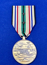 Desert Storm US Southwest Asia Service Medal with 2 Campaign Stars A130