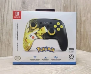 New Sealed PowerA Wireless Controller Nintendo Switch Pikachu 025 Rechargable - Picture 1 of 9