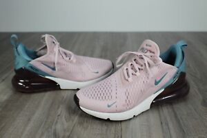 CLEAN Nike Air Max 270 Barely Rose Celestial Teal Womens Sneaker Size 11
